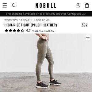 STILL AVAILABLE- NOBULL High Rise Tight